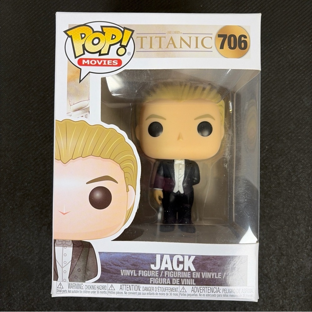 Funko Pop! Movies Titanic Jack #706 Vinyl Figure Collectible